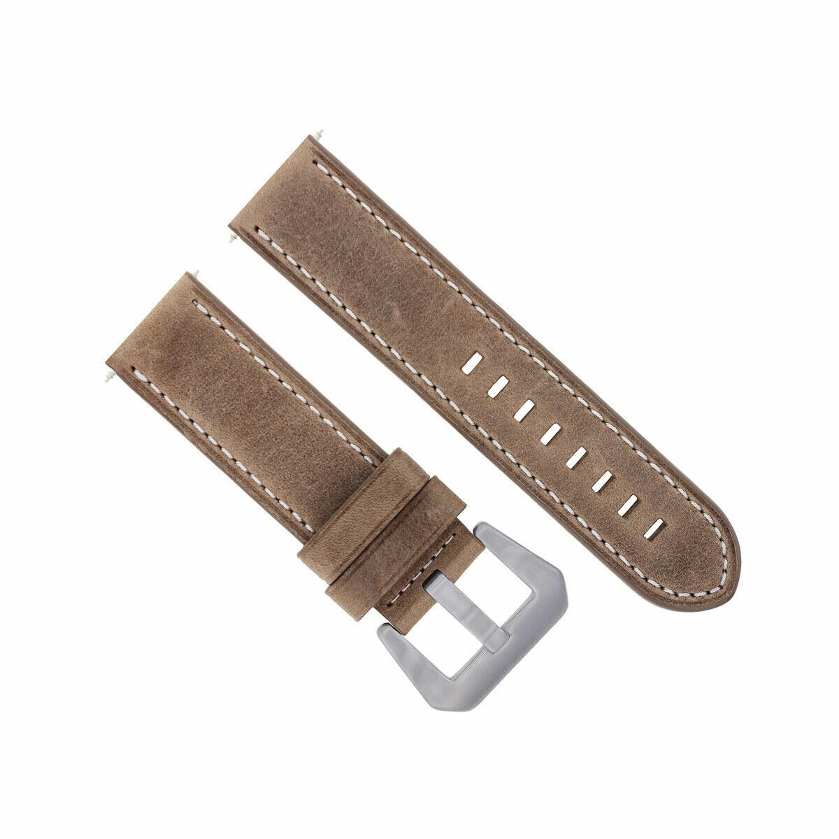 20-22-24mm Genuine Leather Watch Band Replacement Strap for Breitling Chronomat & Bentley Colt - Premium Calfskin Bracelet for Men's Luxury Watches (Perfect for Business, Formal & Casual Wear)