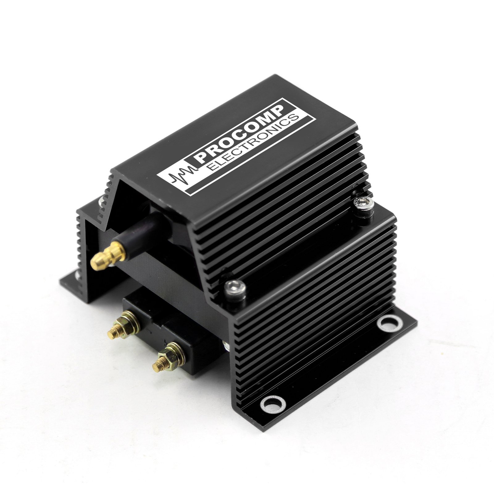 Speedmaster PCE382.1009 Universal PC91 12V High Performance External Male E-Core Ignition Coil - Black - Compatible with Most 12V Vehicles - Perfect for Engine Upgrades & Performance Tuning
