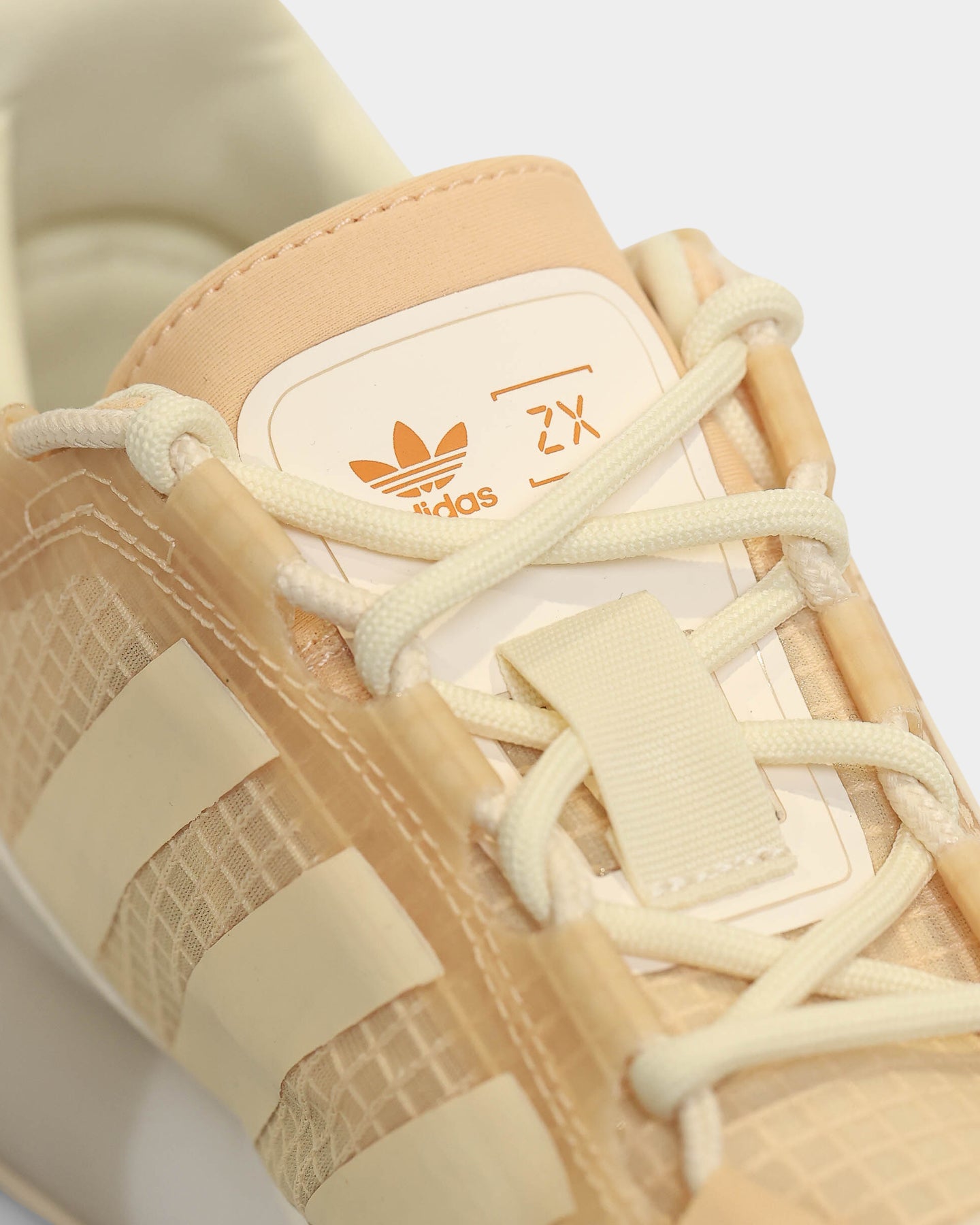 Adidas Women's ZX 2K Boost Running Shoes - Pure Halo Amber/Halo Ivory/Cream White | Lightweight Comfort for Jogging, Gym & Casual Wear