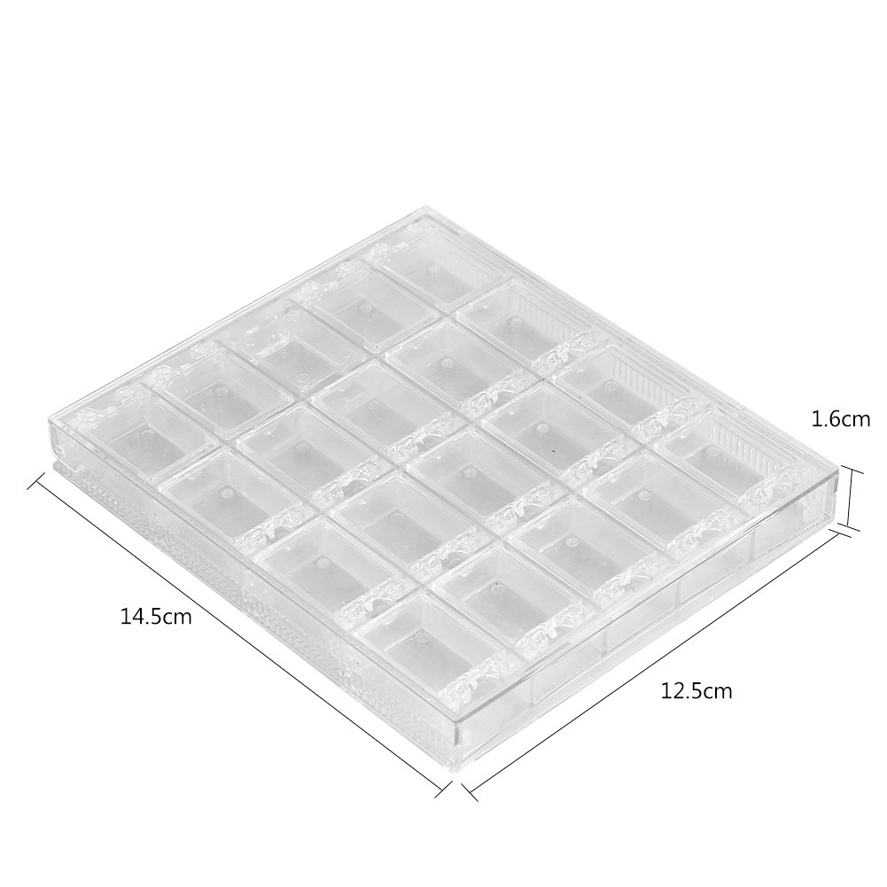 Rhinestone Storage Box for Nail Art - Durable & Eco-Friendly Organizer for Home Manicure, Salon & DIY Nail Supplies | Perfect for Nail Technicians, Beauty Salons & Personal Use