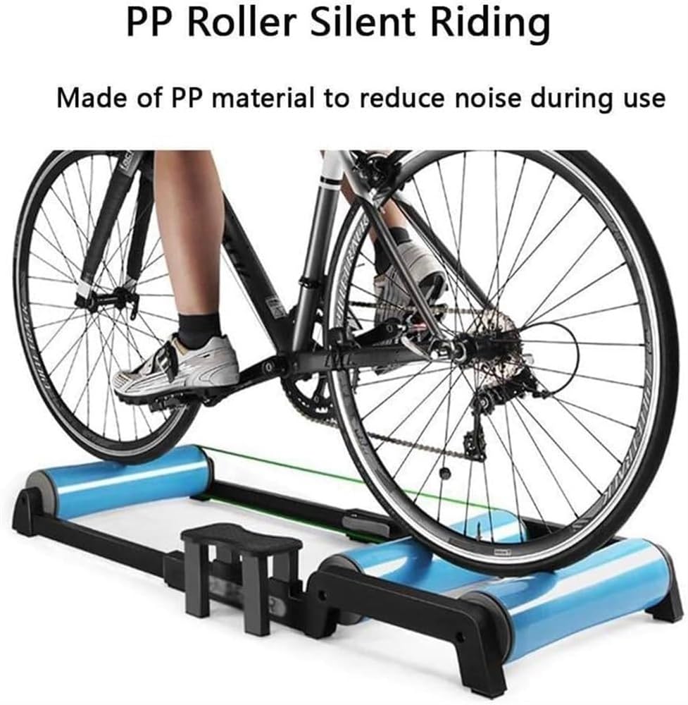 Professional Indoor Bike Folding Rollers - Adjustable Bicycle Trainer for 24