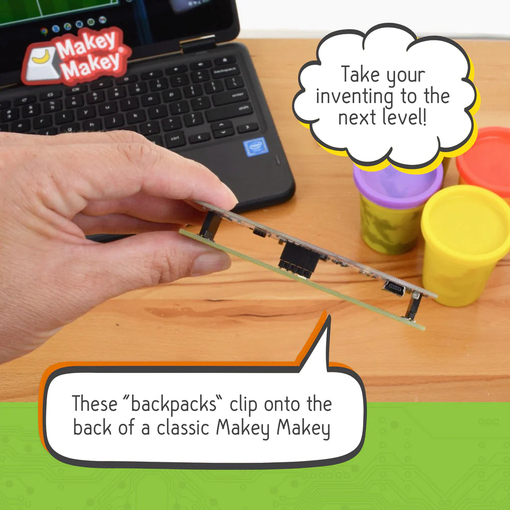 Makey Makey STEM Learning Kit - Backpack Bundle for Kids | Creative Electronics & Coding Projects | Perfect for Classroom, Homeschool & DIY Science Experiments