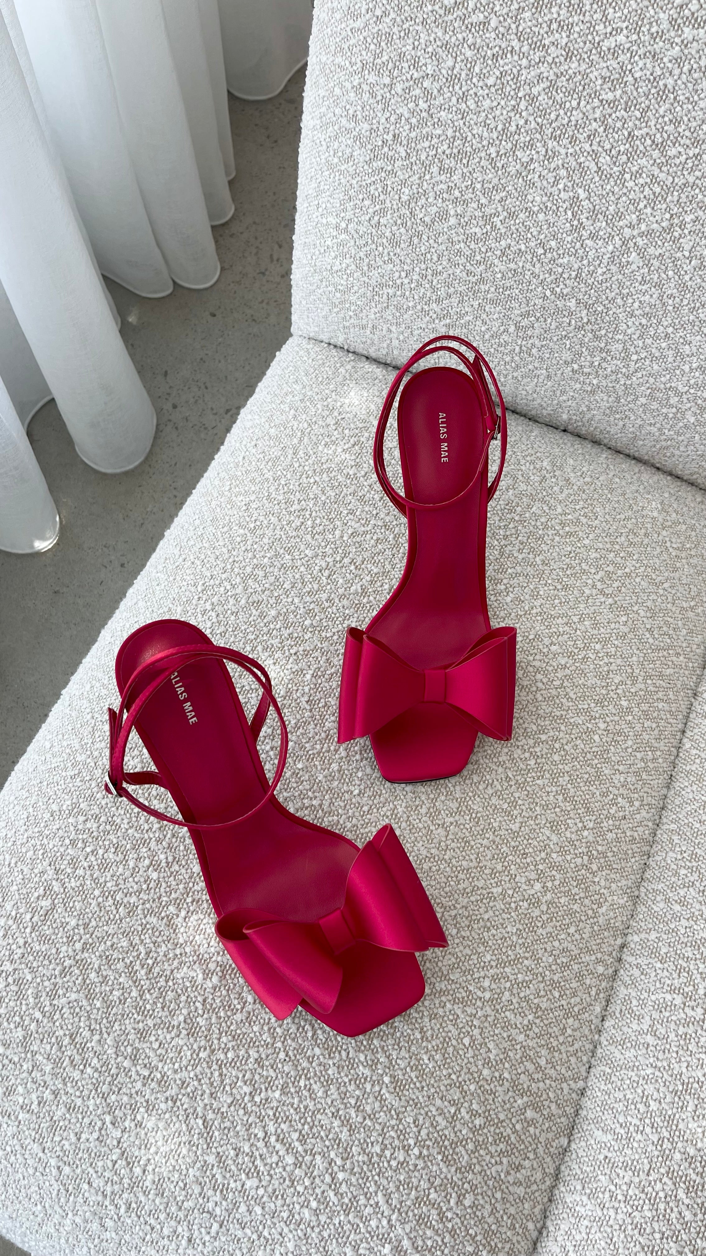 Gabby Heel Tomato Satin Women's High Heels - Elegant Pointed Toe Pumps for Party, Wedding & Office Wear