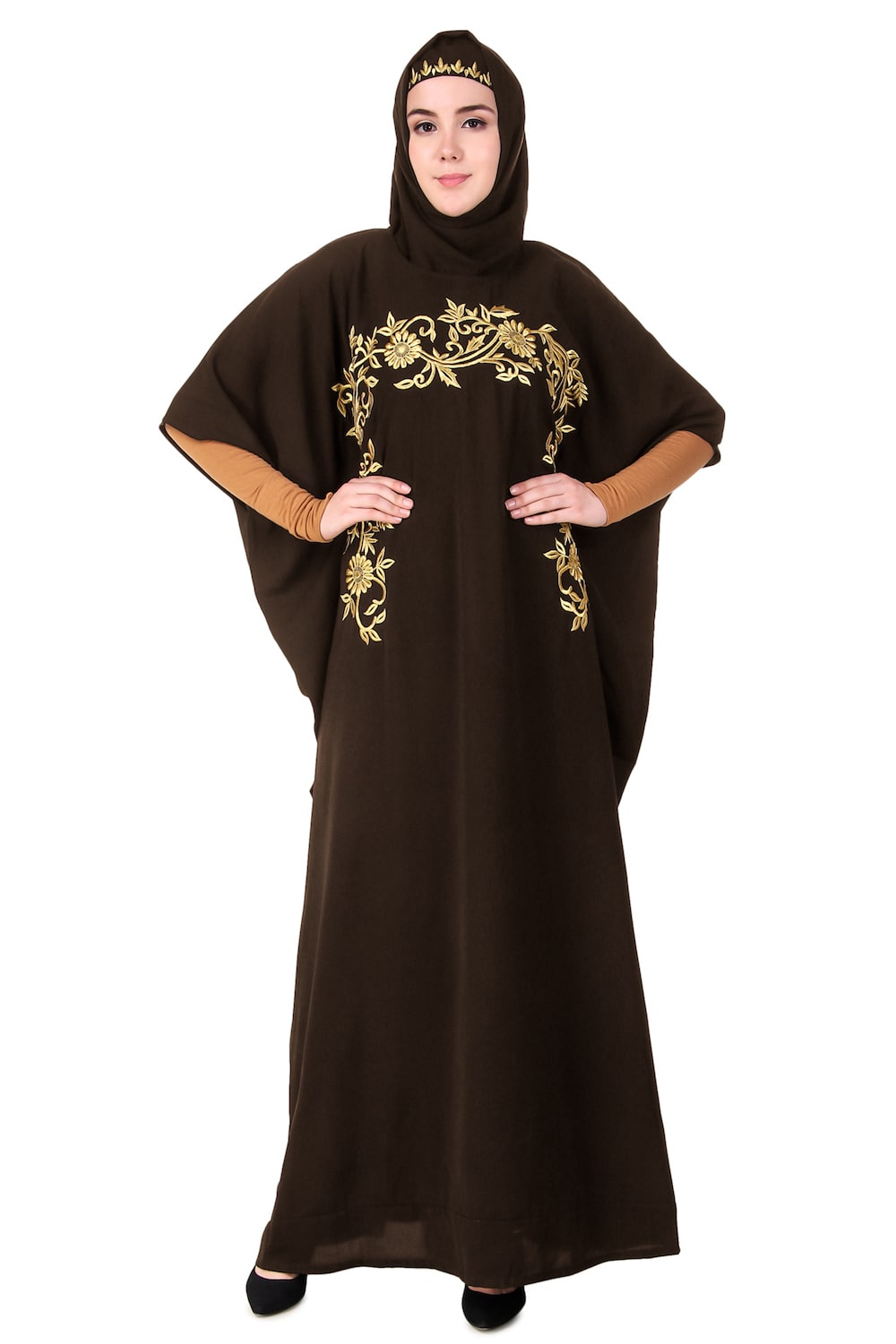 Luxury Hand Embroidered Dubai Kaftan Dress - Elegant Designer Abaya for Women | Perfect for Weddings, Parties & Special Occasions