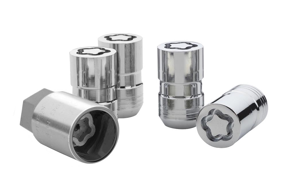 Wheel Lock Kit in Chrome - Premium Lug Nut Locks for Car, Truck & SUV Security
