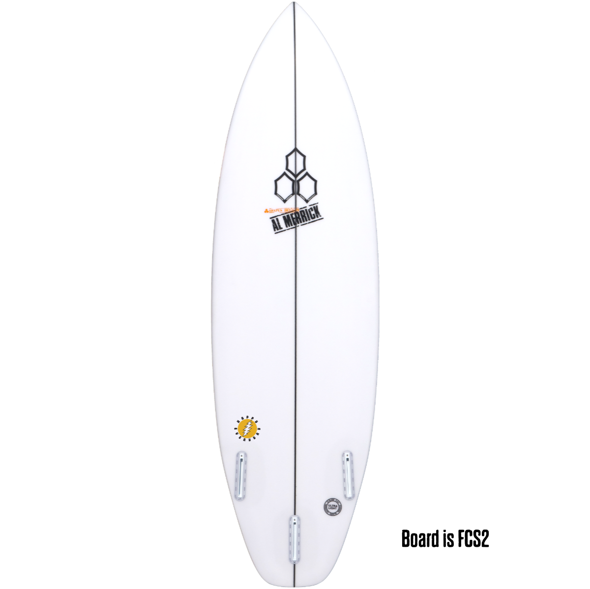 Channel Islands Happy Everyday 5'10 Surfboard with 3 Fin Futures - Perfect for Shortboard Surfing, Beach Waves & Daily Riding