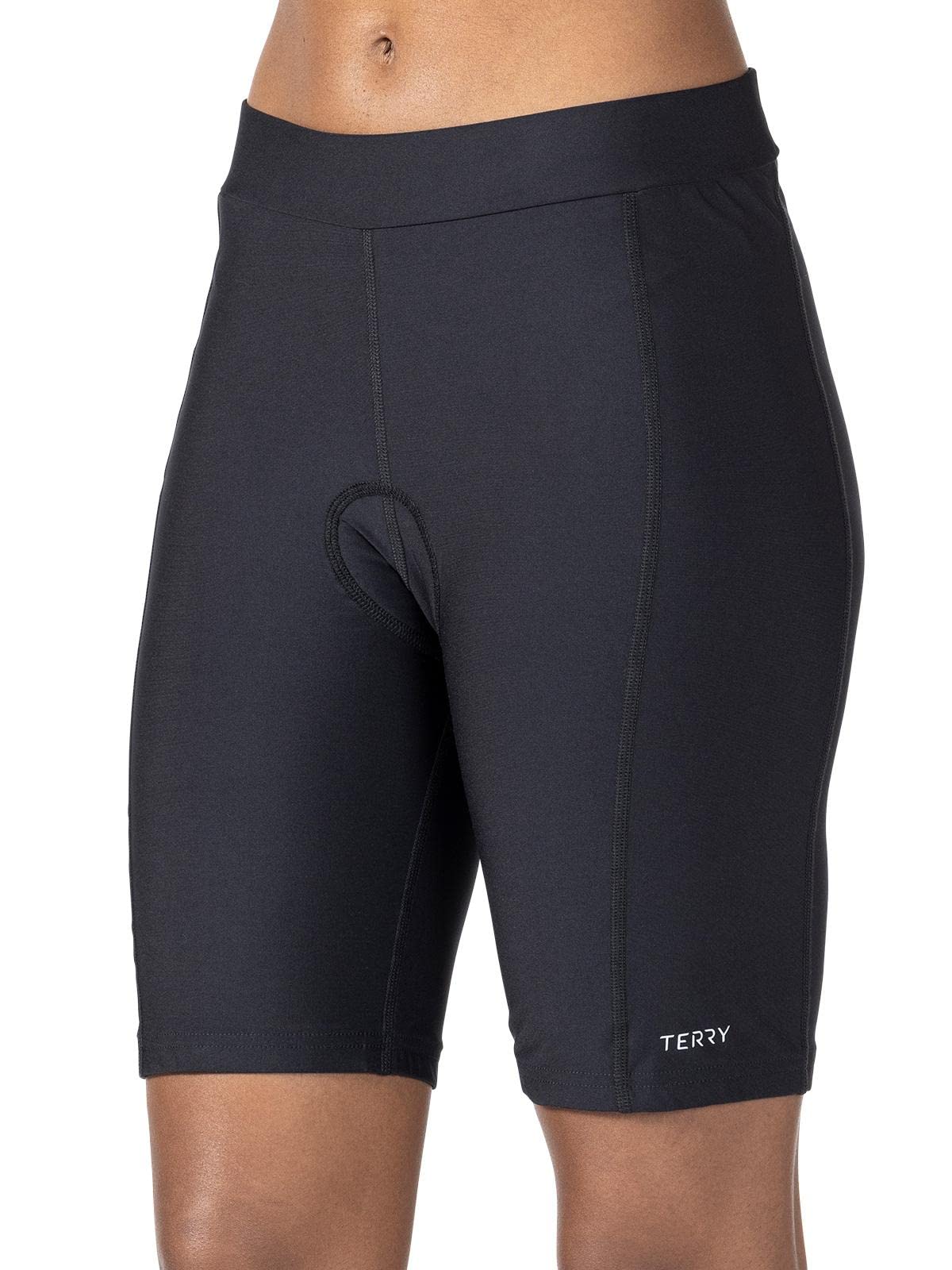 Women's Terry Club 9-Inch Inseam Padded Bike Shorts - Breathable Cycling Shorts for Indoor Spin & Outdoor Riding | Perfect for Gym Workouts, Cycling Classes & Long-Distance Biking