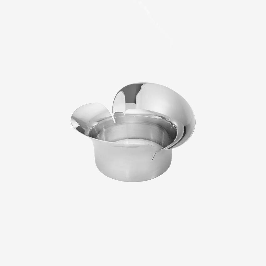 Georg Jensen Bloom Pillar Candle Holder - Modern Scandinavian Home Decor for Dining Table, Wedding Centerpiece & Luxury Gift