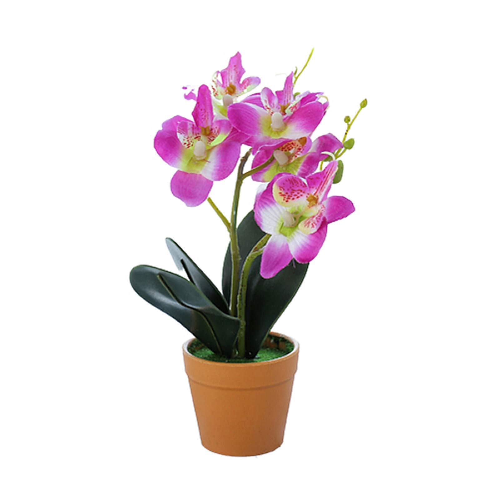 Artificial Butterfly Orchid Fake Flowers for Home Decor - Purple Silk Floral Arrangement for Wedding, Party, Garden & Bonsai Display | Elegant Table Centerpiece & Indoor Decoration