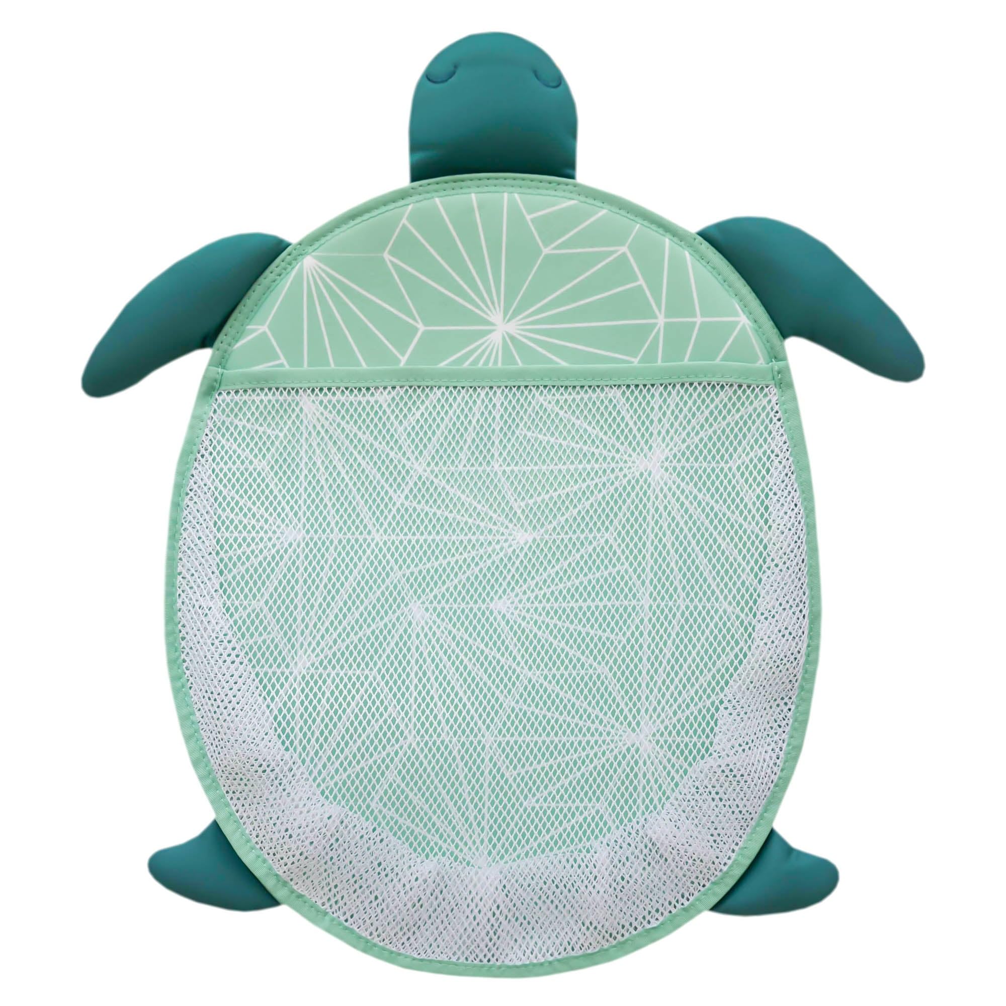 Oceana Bath Toy Organizer with Suction Cups - Extra Large Mesh Bath Toy Holder for Bathtub, Quick Dry Bath Toy Storage Net, Convenient Bath Toy Organizer for Kids | Perfect for Baby Bath Time, Toddler Bath Toys & Shower Organization