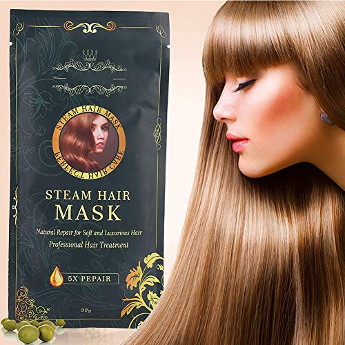 Best Anti-Frizz Moisturizing Hair Conditioner Mask for Damaged Hair Repair | Olive Oil Nourishing Treatment | Deep Conditioning Steam Hair Mask for Dry, Frizzy Hair - Perfect for Salon-Quality At-Home Hair Care & Post-Color Treatment