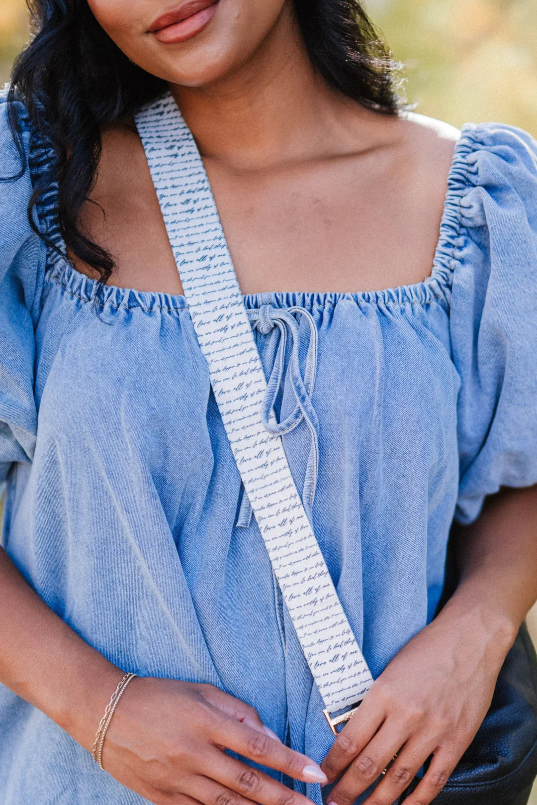 Affirmations Adjustable Bag Strap - Versatile Crossbody Shoulder Strap for Purses, Totes & Backpacks | Perfect for Travel, Work & Everyday Use