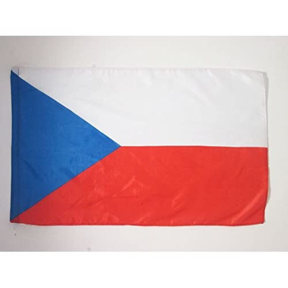 Czech Flag 3x5 ft with Hole - 90x150cm Banner for Outdoor & Indoor Use