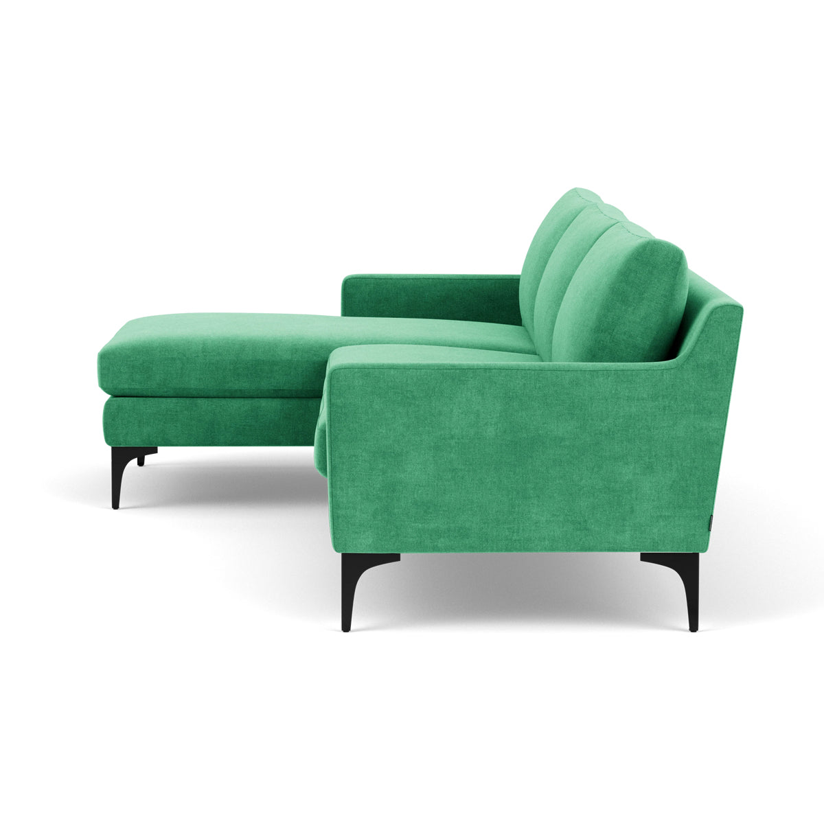 Astha Fabric Left Chaise Sofa - Modern L-Shaped Sectional Couch with Reversible Design for Living Room, Lounge & Home Theater Comfort