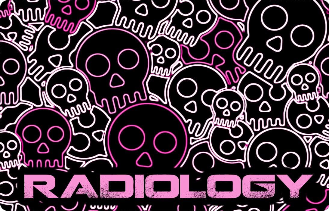 Professional Radiology X-ray Markers for Technologists - Skeleton Bones Parker Style - Perfect for Medical Imaging, Radiography & Diagnostic Labs