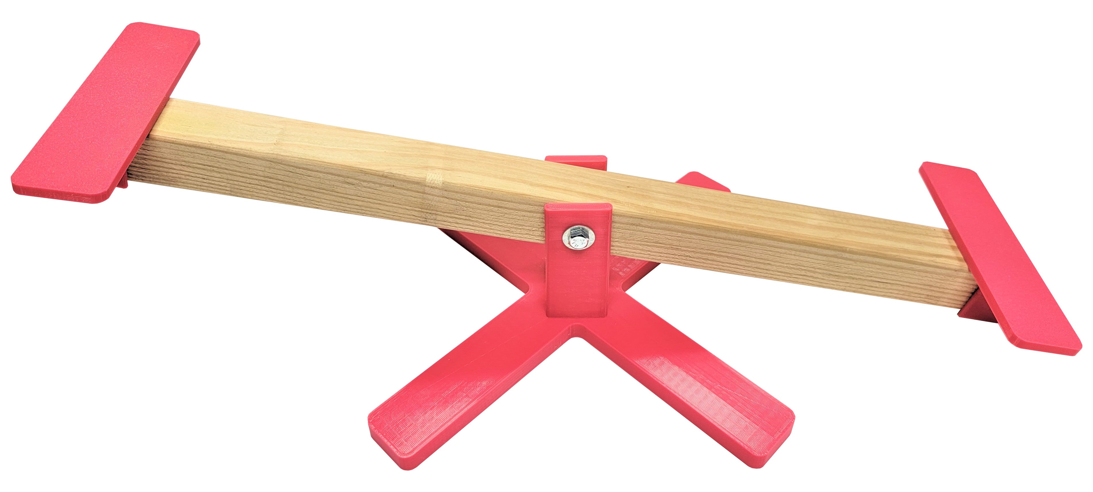 22 Inch Long Pink Chicken Teeter Totter Seesaw - Durable Poultry Perch for Backyard Hens & Pet Birds - Perfect for Chicken Coops, Farms, and Outdoor Play Areas