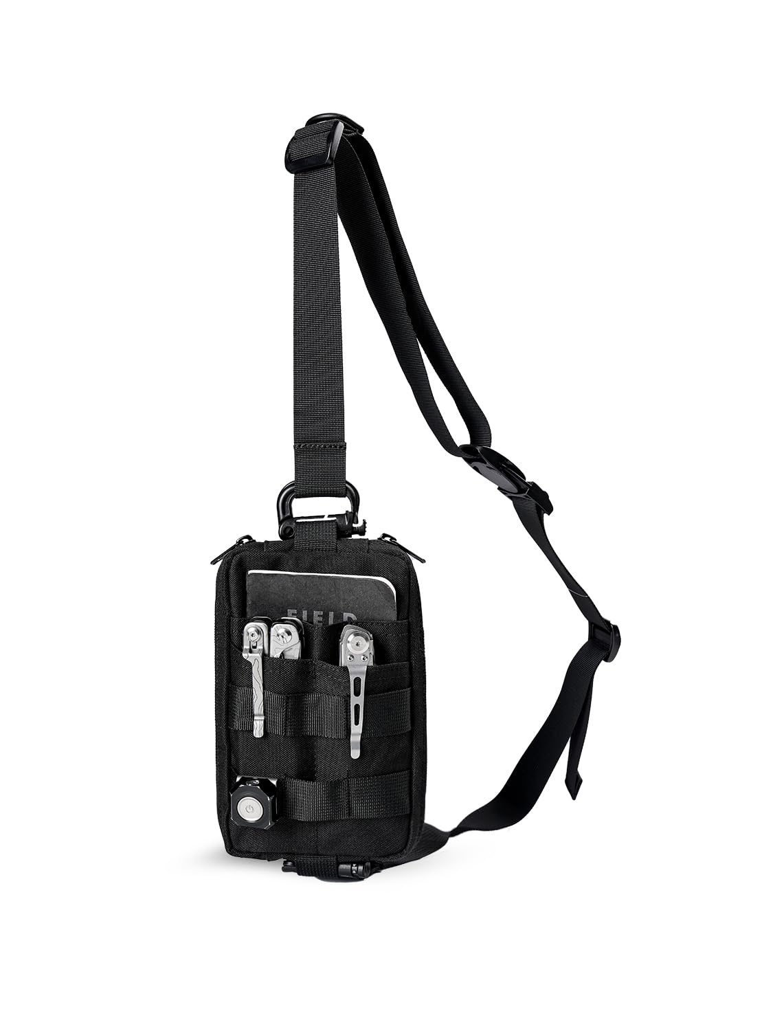 VIPERADE CHS2 Small EDC Sling Bag - Tactical Fanny Pack for Men with MOLLE Pouch & Adjustable Shoulder Strap - Crossbody Backpack for Hiking, Travel, Bushcraft & Outdoor Adventures - Perfect for Everyday Carry, Camping Gear & Urban Exploration