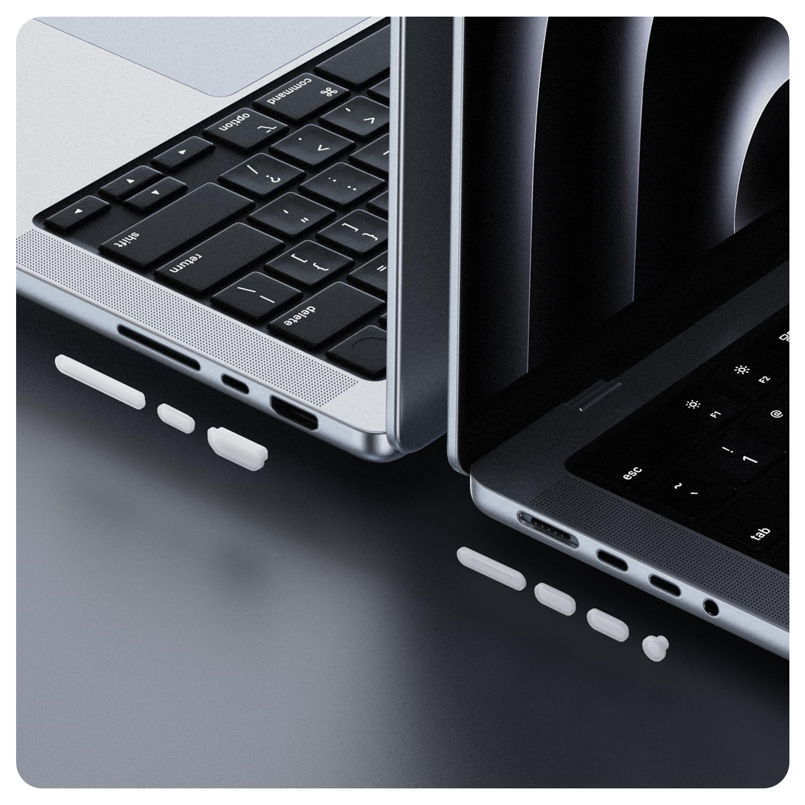 Premium Anti-Dust Port Plugs for MacBook Air 13.6