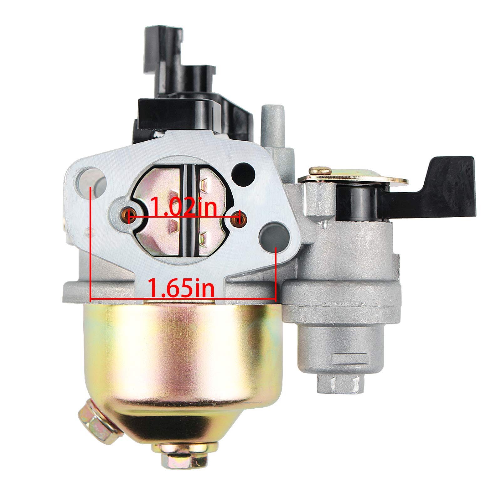 GX160 Carburetor Kit Compatible with Honda GX120 GX140 GX160 GX200 5.5HP 6.5HP Generator Engine - Includes Ignition Coil 16100-ZH8-W61 16100-ZE1-825 - Perfect for Engine Repair & Maintenance