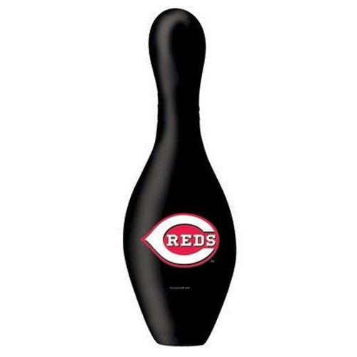 Official MLB Cincinnati Reds Bowling Pin - Team Logo Collectible for Baseball Fans, Perfect for Game Room Decor, Sports Bar Display & Bowling Alley Souvenirs