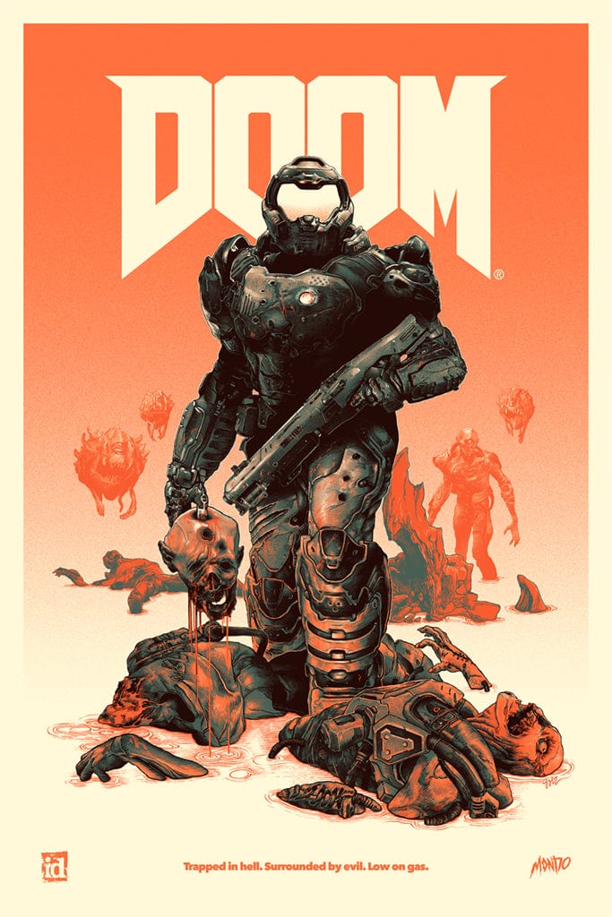 Doom (Variant) Movie Poster - Official Licensed Print - Perfect for Gaming Room Decor, Home Theater & Collector's Display