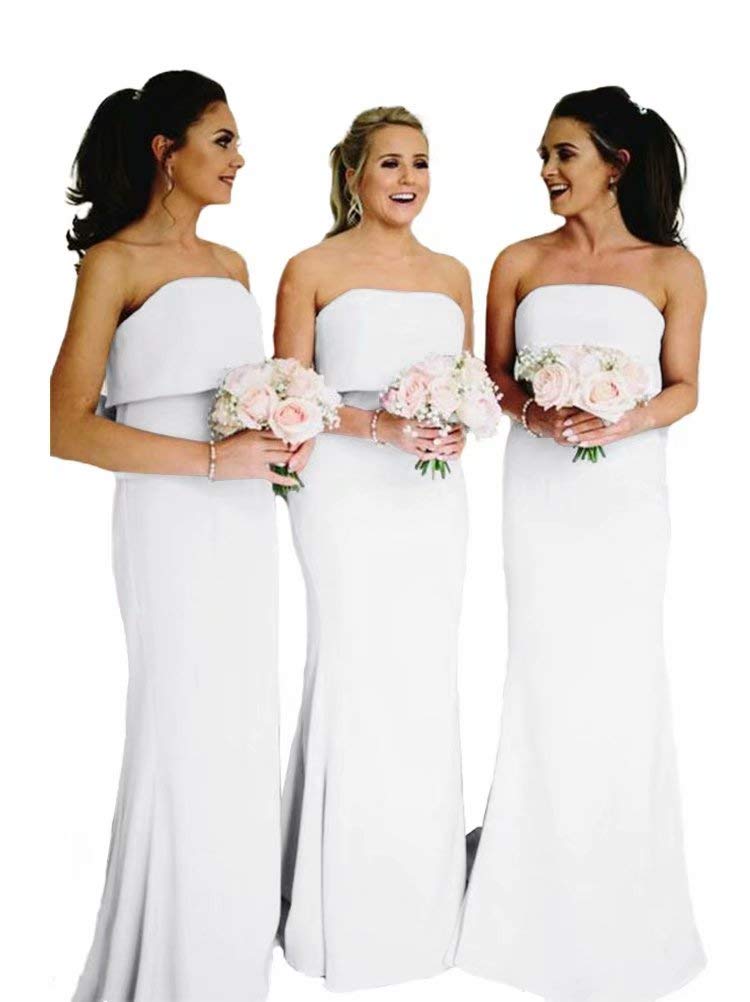 Elegant Sweetheart Neckline Long Bridesmaid Dress - Spandex Satin Formal Gown for Weddings, Evening Parties & Prom - Perfect for Bridesmaids, Formal Events & Special Occasions