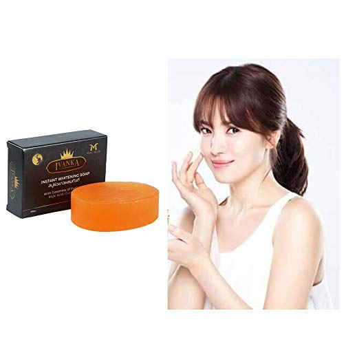InstaNe Whitening Lemon Soap - Natural Skin Brightening & Fairness Bar for Glowing Complexion | Perfect for Daily Cleansing, Acne Control & Even Skin Tone | by Ivanka Soap