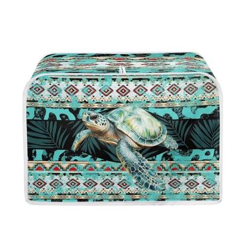 Green - Aztec Sea Turtle Leaves Cow