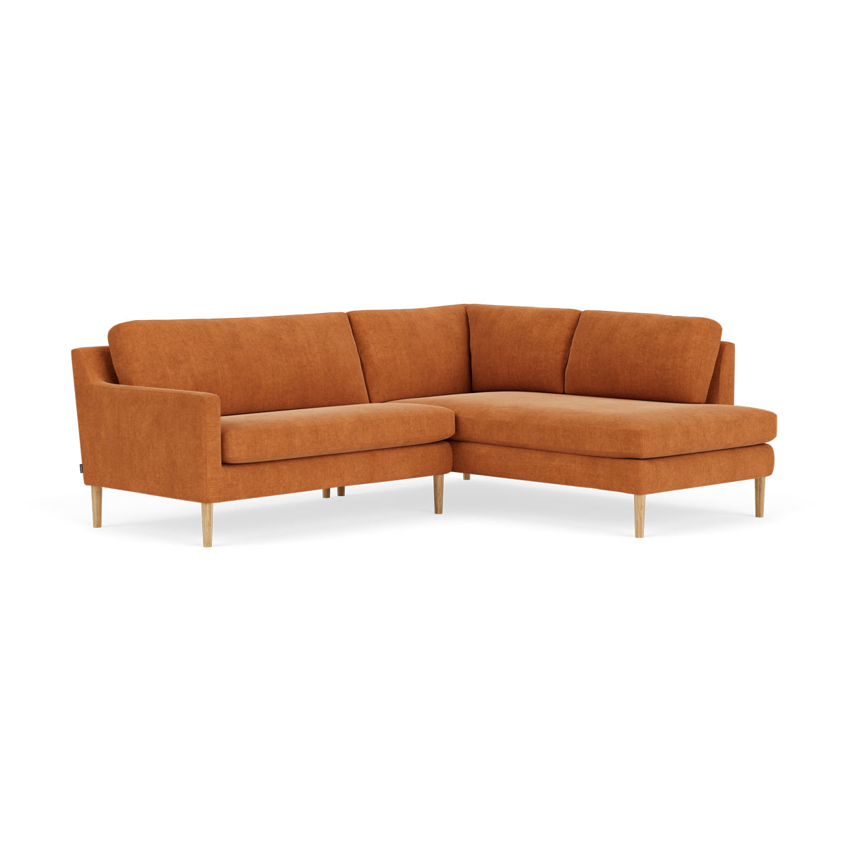 Astha Fabric Right Corner Sofa - Modern L-Shaped Sectional Couch for Living Room, Home Theater & Small Spaces | Comfortable & Stylish Lounge Furniture