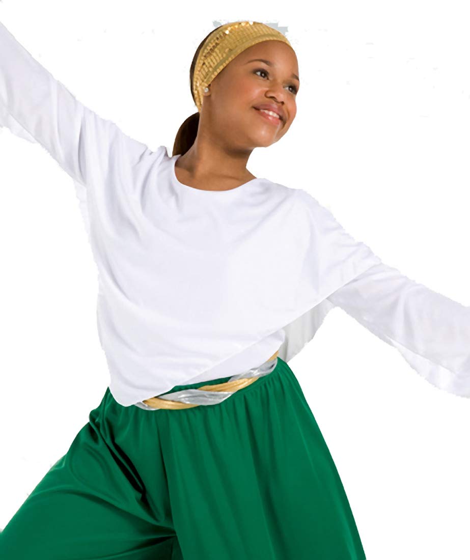 Body Wrappers Women's SASH 549 Ballet Wrap Skirt - Gold, One Size - Perfect for Dance Performances, Ballet Classes & Theatrical Costumes