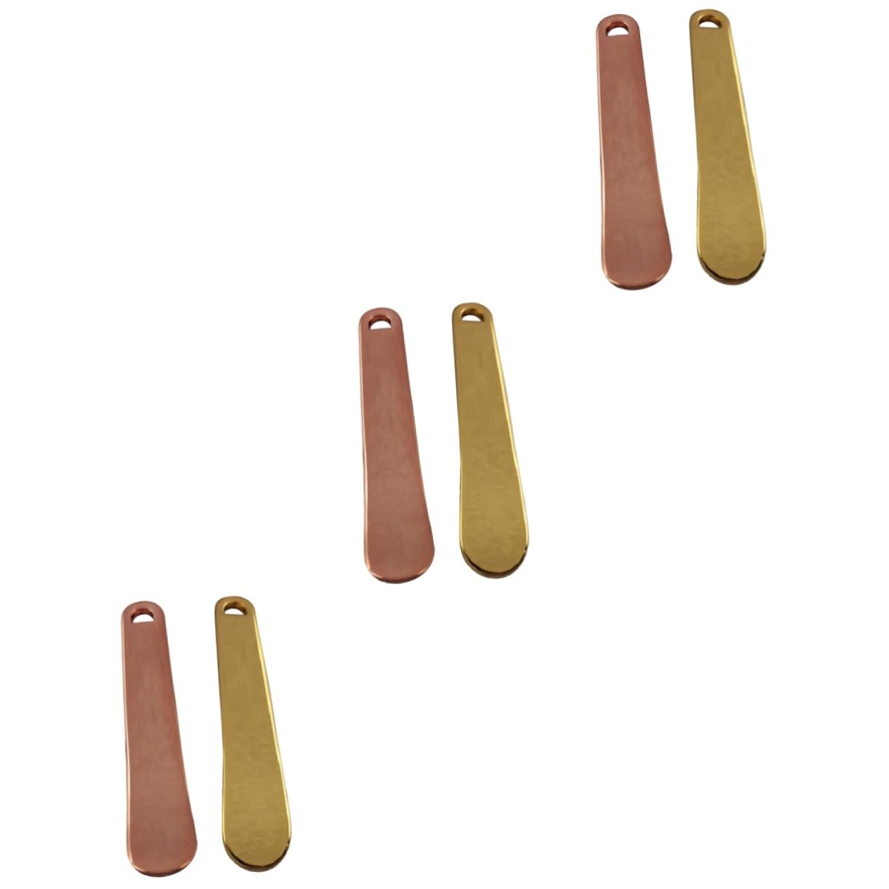 Beaupretty 6-Piece Metal Facial Cream Spatula Set for Makeup & Skincare