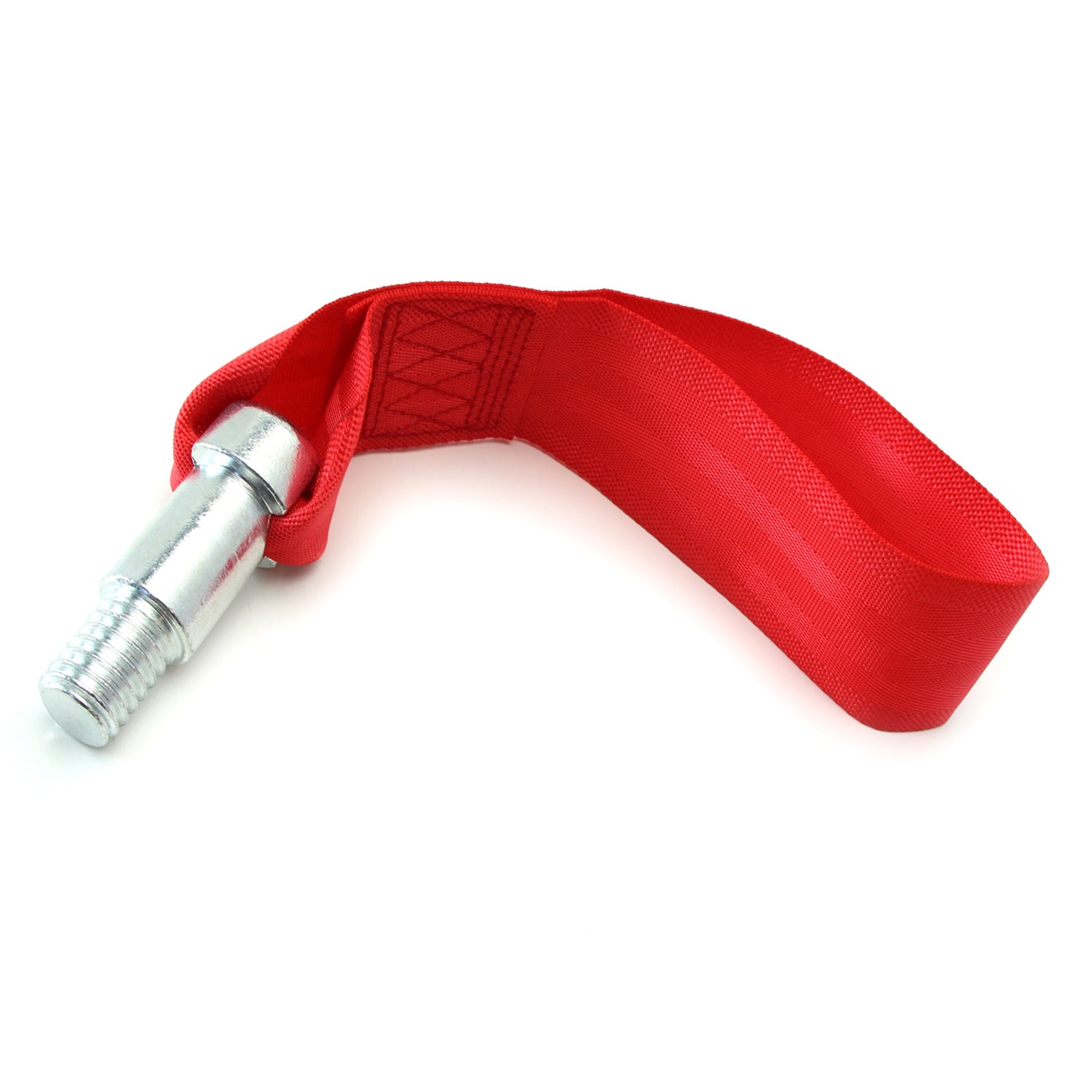 Red High Aesthetic Racing Tow Hook Strap Set for 2020-2023 Toyota Supra GR - Durable Car Accessory for Track Days & Motorsport Events