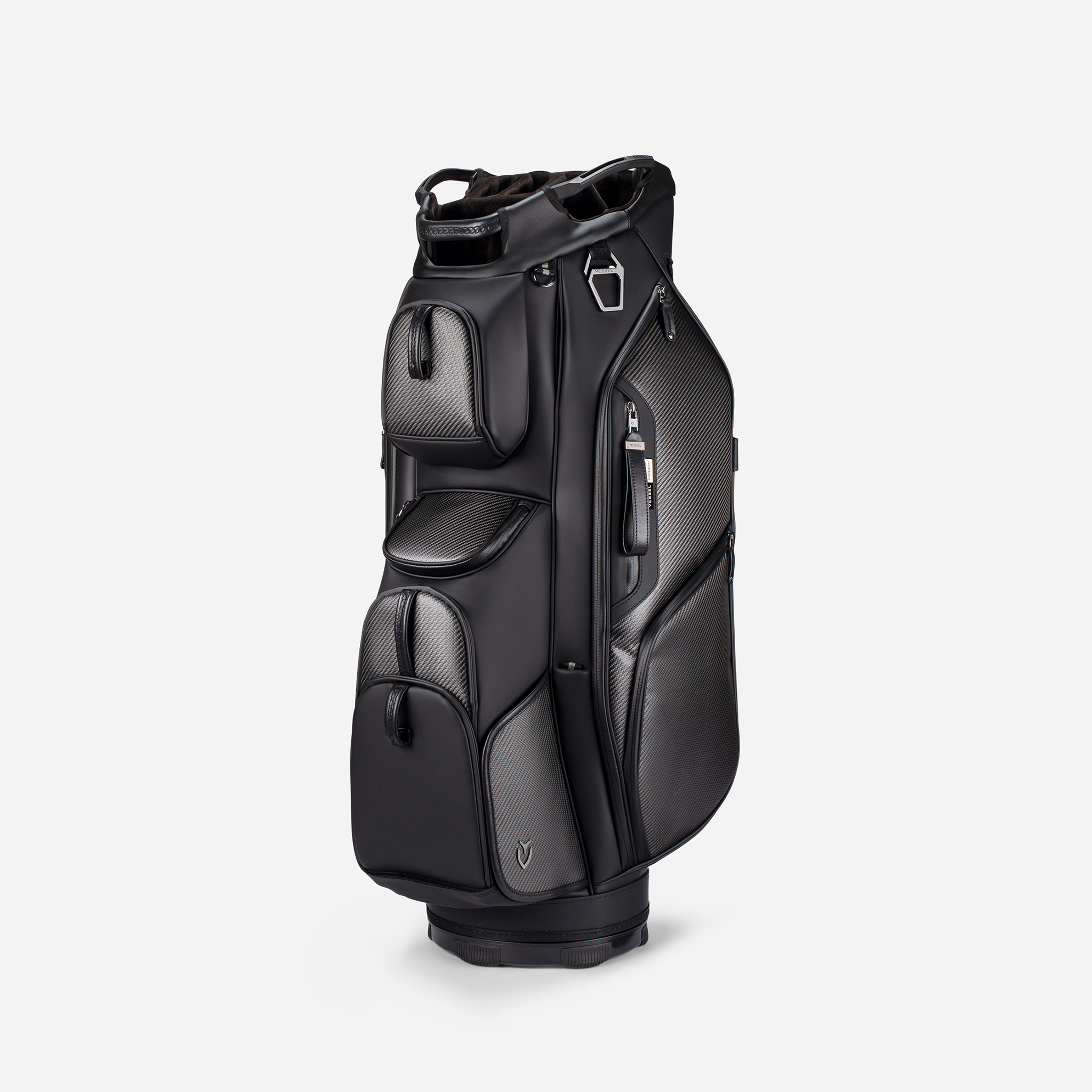 Lux Pro Carbon Cart - Premium Lightweight Golf Push Cart with Adjustable Handle | Perfect for Golfers, Walking Rounds & Course Convenience