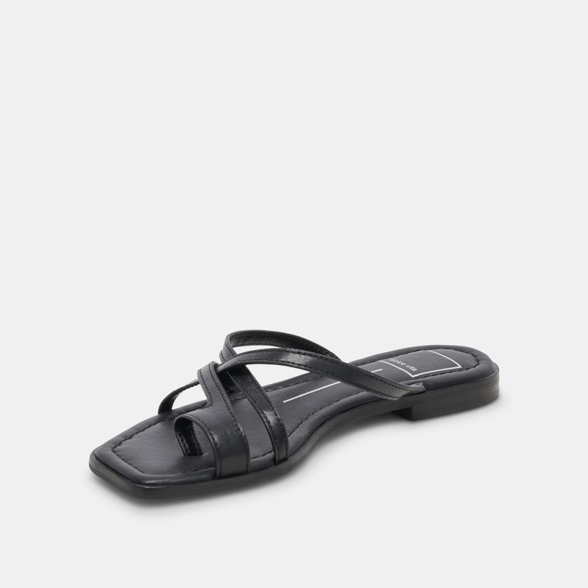 Indigo Black Leather Sandals for Women - Comfortable & Stylish Summer Footwear for Beach, Travel & Casual Outings