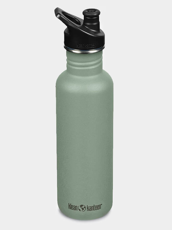 Klean Kanteen 800ml Classic Stainless Steel Water Bottle - Eco-Friendly, Leak-Proof for Hiking, Gym & Everyday Use
