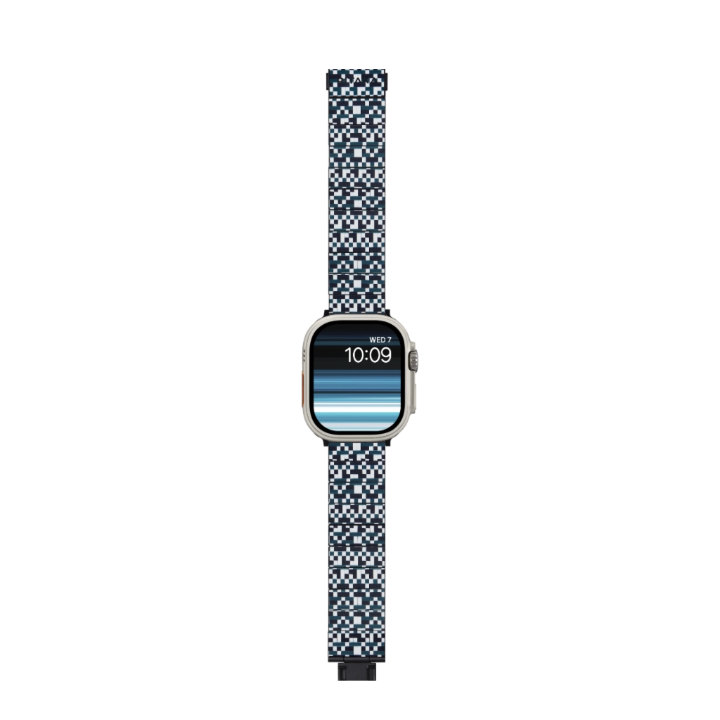 Premium Carbon Fiber Watch Band for Apple Watch Series 8/7/6/SE - Lightweight & Durable Replacement Strap for Workout, Running & Everyday Use