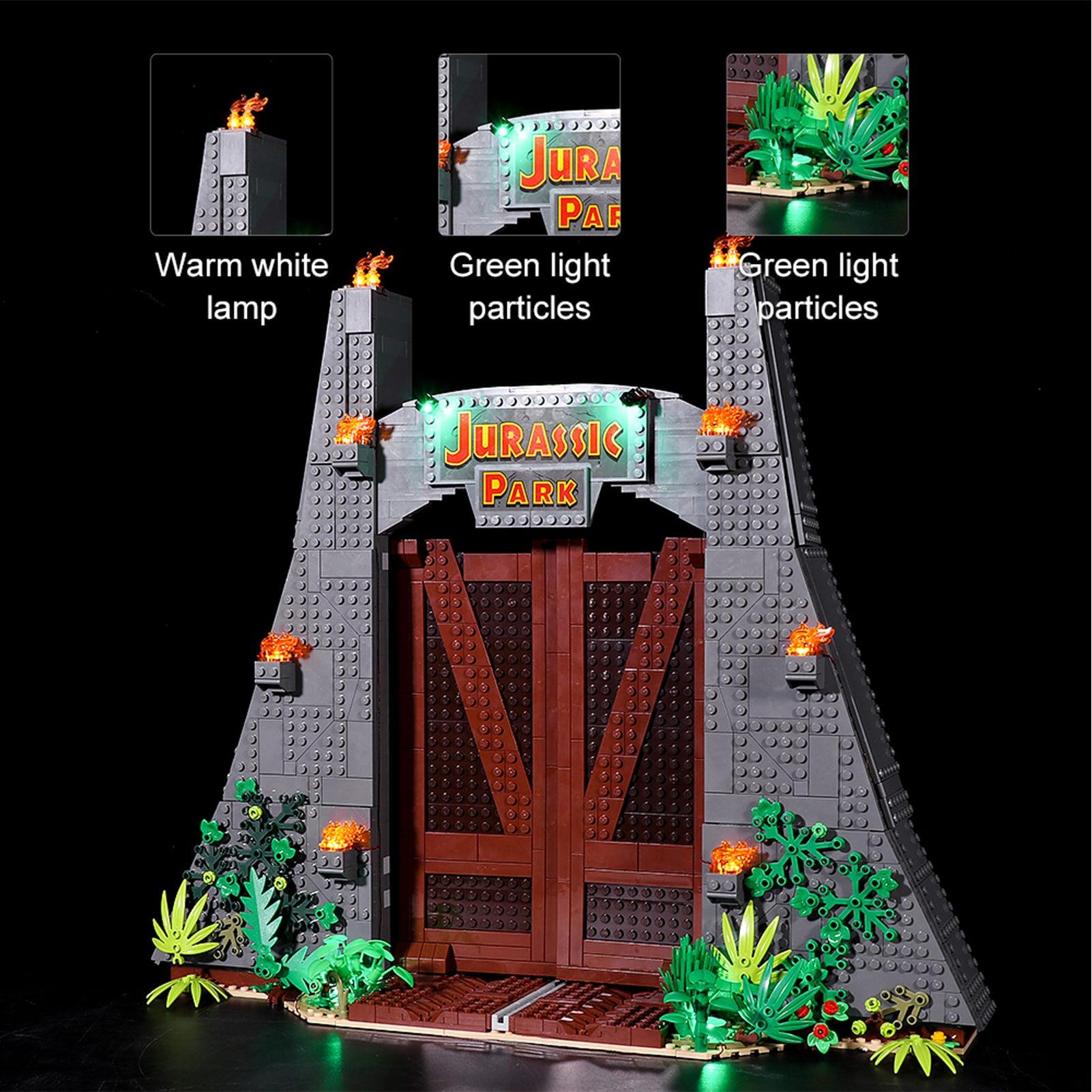 LEGO Jurassic World T. rex Rampage 75936 Light Kit - Dinosaur Building Set LED Lighting for Display & Night Scenes