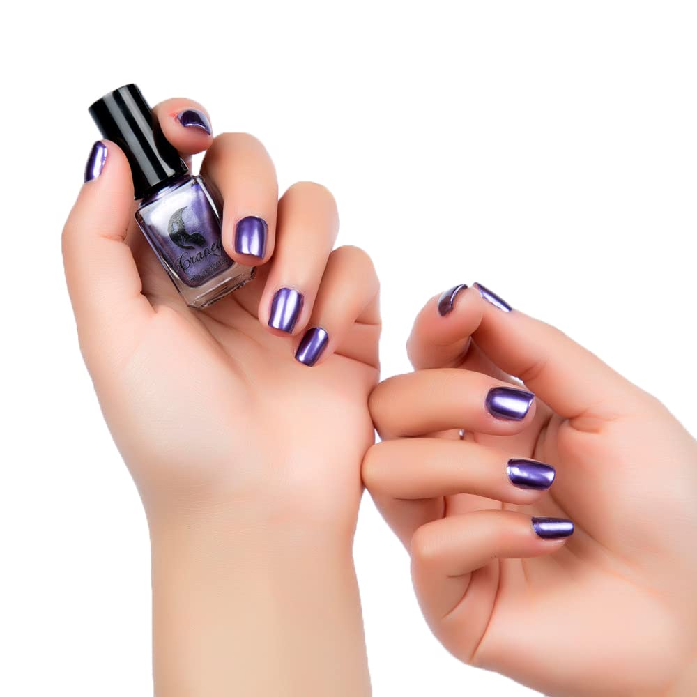 Holographic Chrome Nail Polish - Mirror Effect & Metallic Shine for Nail Art