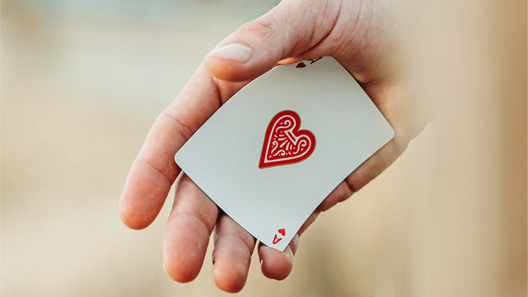 Premium Red Drifters Playing Cards - Waterproof & Durable Poker Deck for Magic Tricks, Card Games, and Collectibles - Perfect for Parties, Travel, and Gifts
