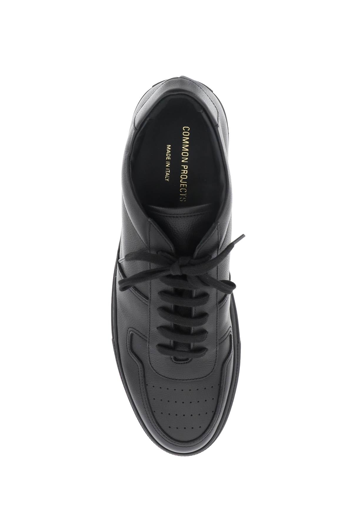 Common Projects BBall Low Sneakers - Men's Minimalist Leather White Sneakers for Casual & Streetwear Style | Perfect for Everyday Wear, Office & Weekend Outfits
