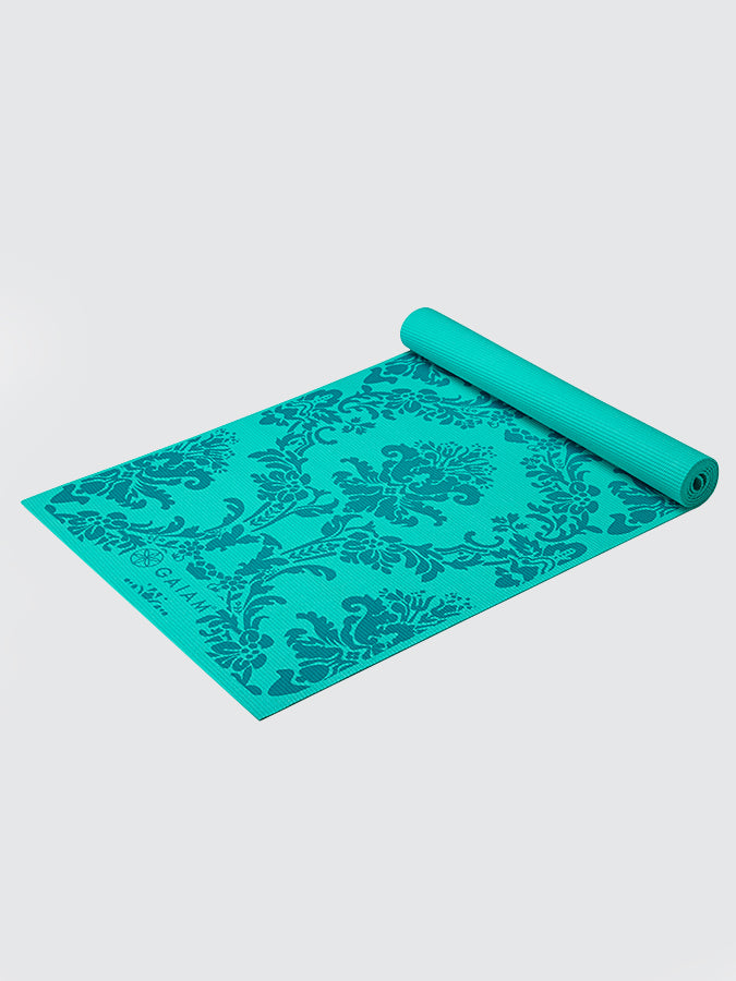 Gaiam Neo Baroque Yoga Mat 4mm - Non-Slip Exercise Mat for Yoga, Pilates & Home Workouts - Perfect for Studios, Gyms & Travel