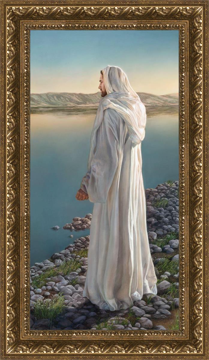 Come Follow Me by Liz Lemon Swindle - Inspirational Christian Art Print for Home, Office & Church Decor - Perfect for Gifts & Spiritual Uplift