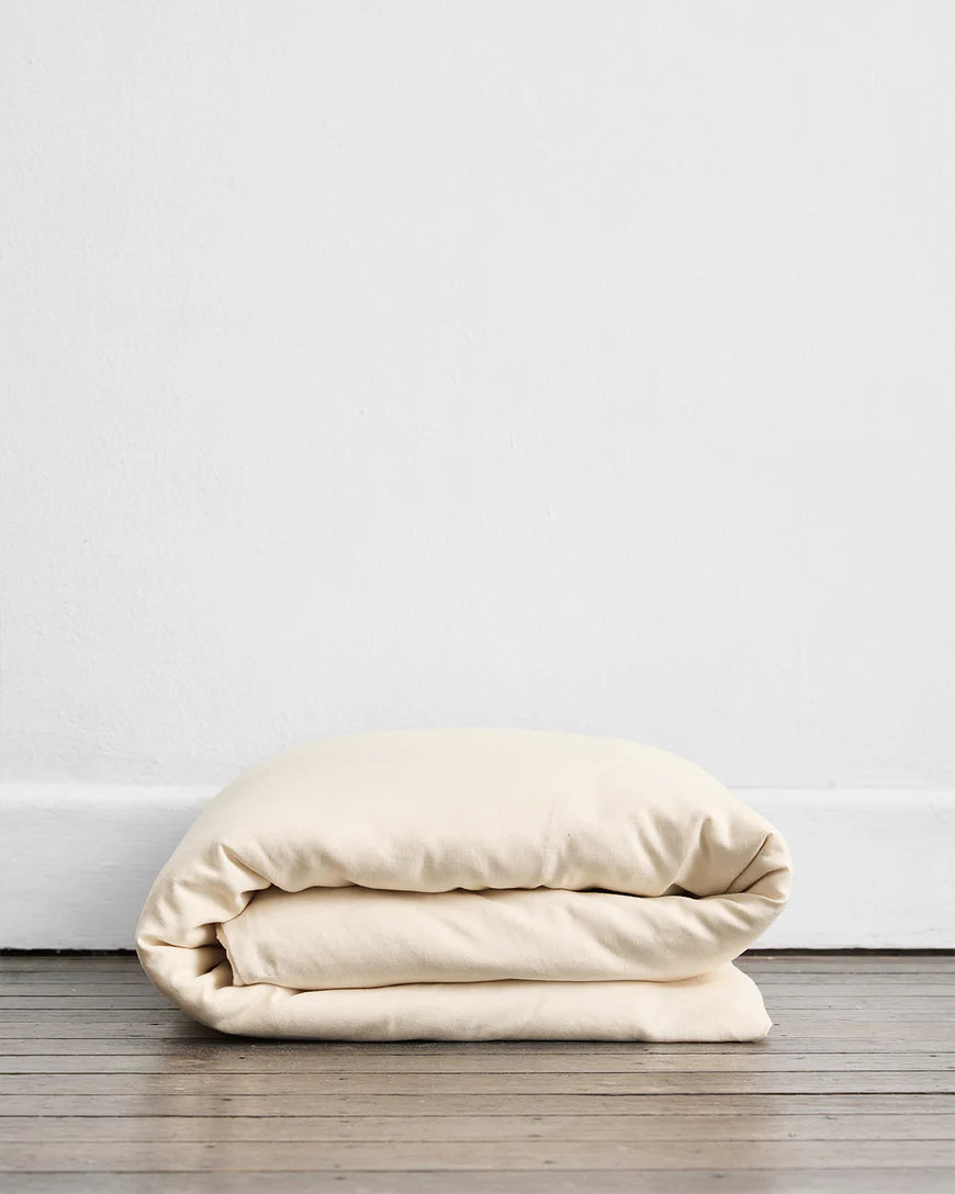 Organic Crème, Pink Clay & Terracotta Bedding Set - Luxurious 100% Cotton Sheets & Duvet Cover - Perfect for Master Bedroom, Guest Room & Cozy Home Decor