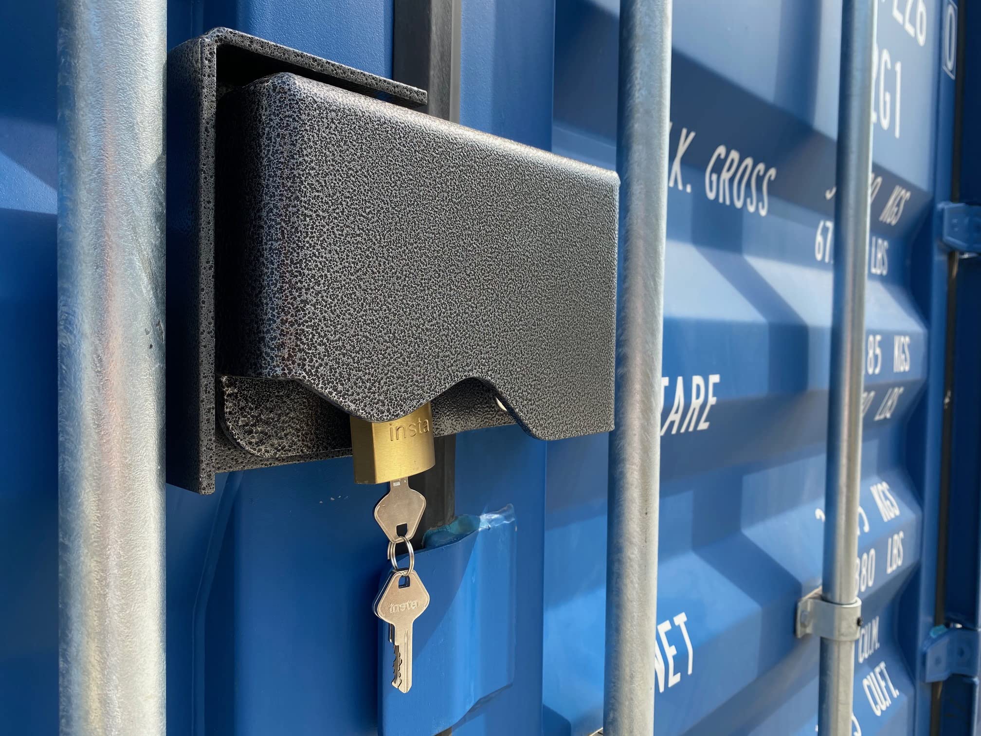 #3240 INSTA Shipping Container Bolt-On Lock Box - Heavy Duty Security for Cargo Containers | Weatherproof & Tamper-Proof Design | Perfect for Ports, Warehouses & Transport Security