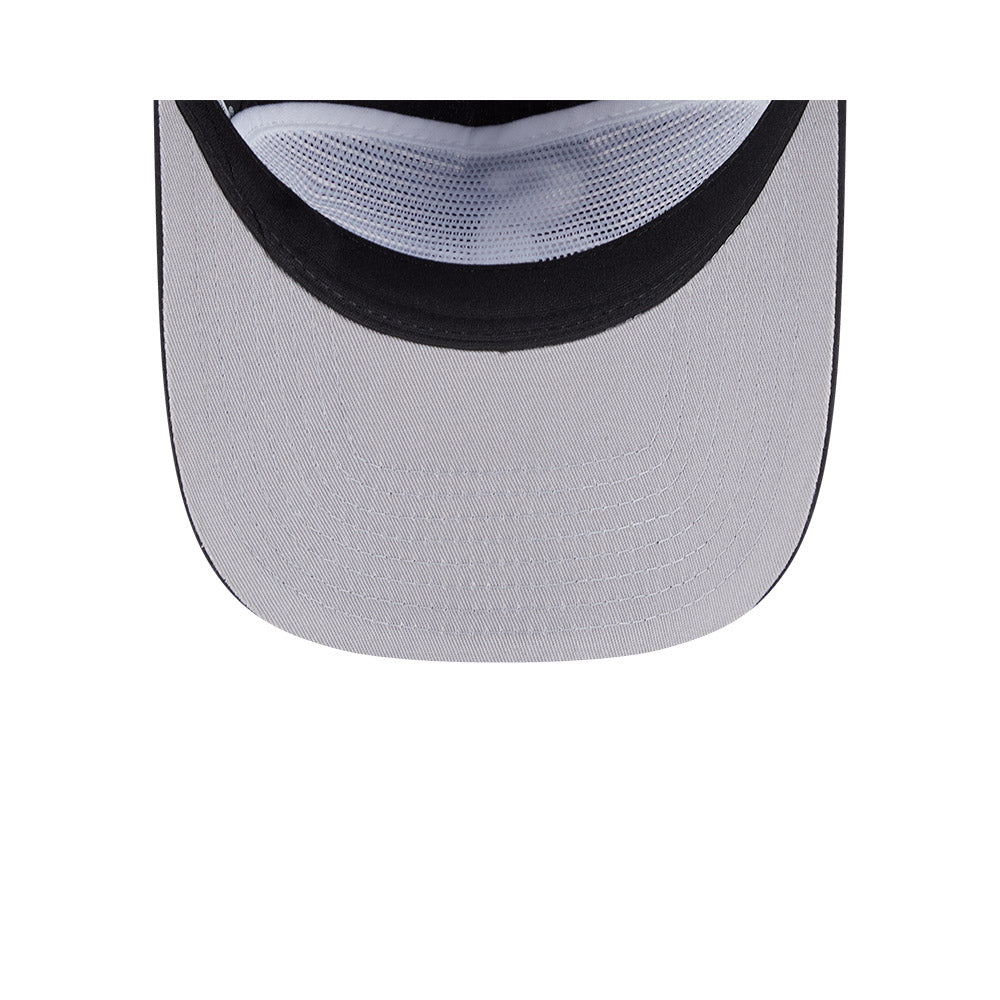 New Era Chicago White Sox Strapback Hat - Black Nylon Golf & Casual Adjustable Cap for Men & Women | Perfect for Baseball Games, Golfing & Everyday Wear