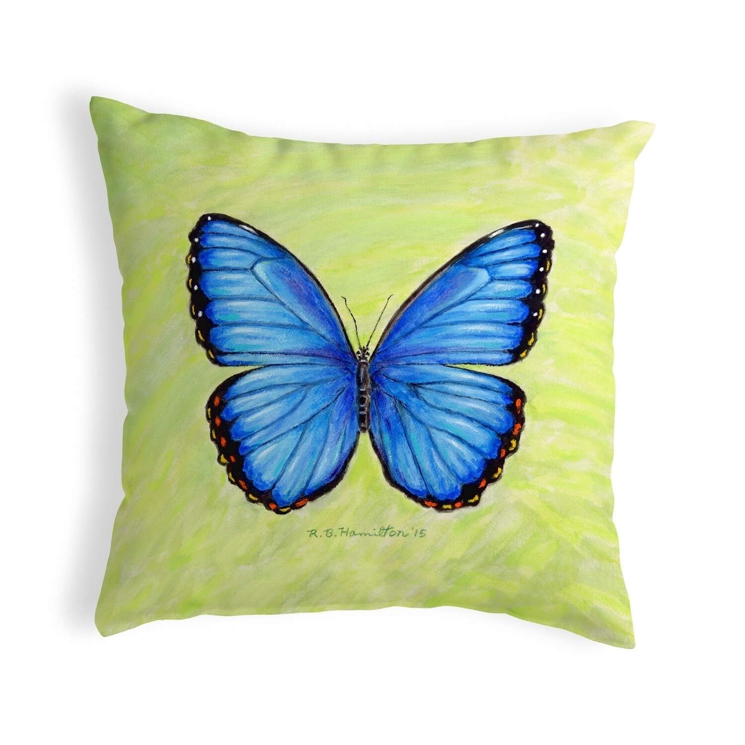 Betsy Drake KS348 Decorative Throw Pillow 12x12 Inches - Multi Color for Living Room, Bedroom & Sofa Decor