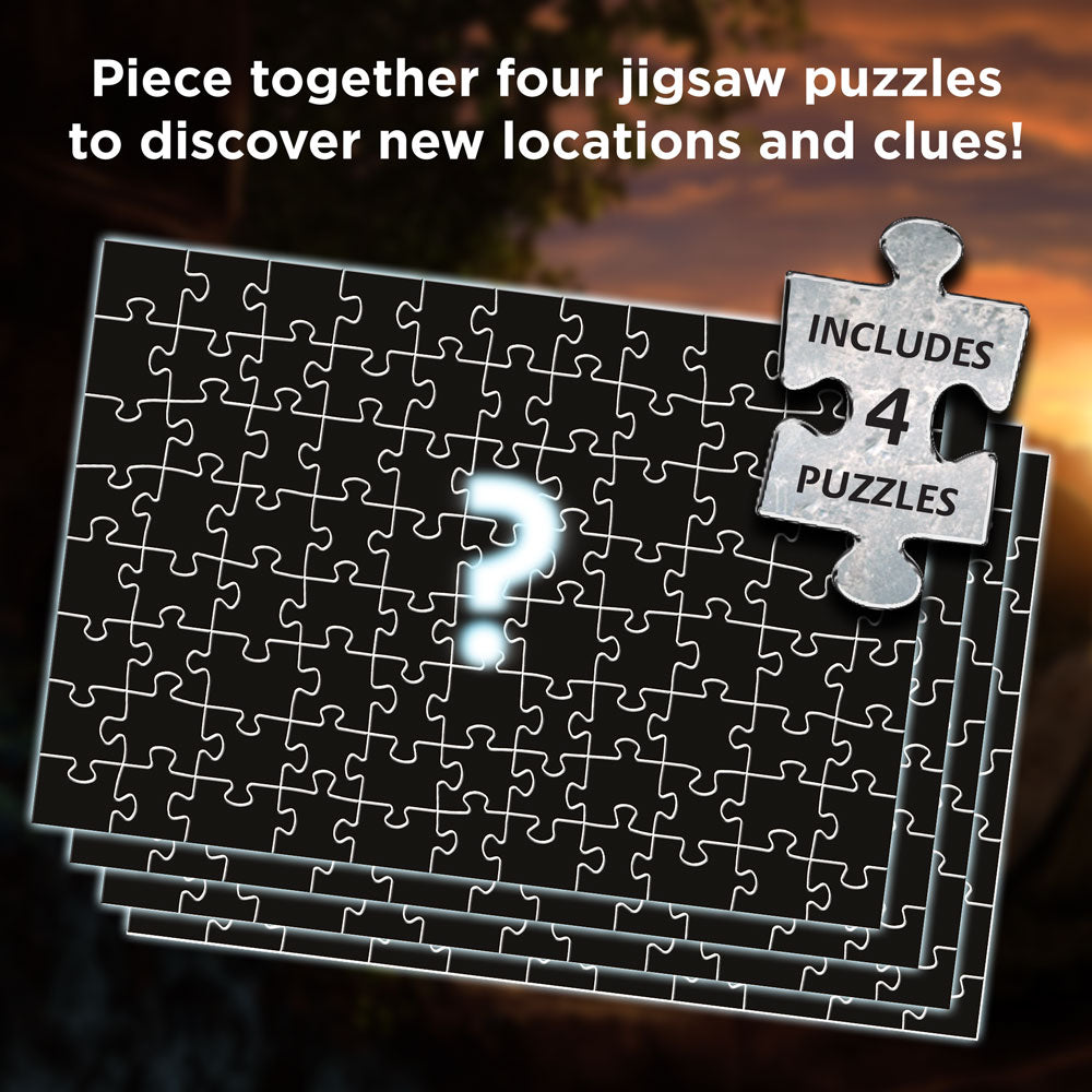 EXIT: The Sacred Temple Board Game with Jigsaw Puzzles - Escape Room Adventure for Family Game Night & Team Building Activities