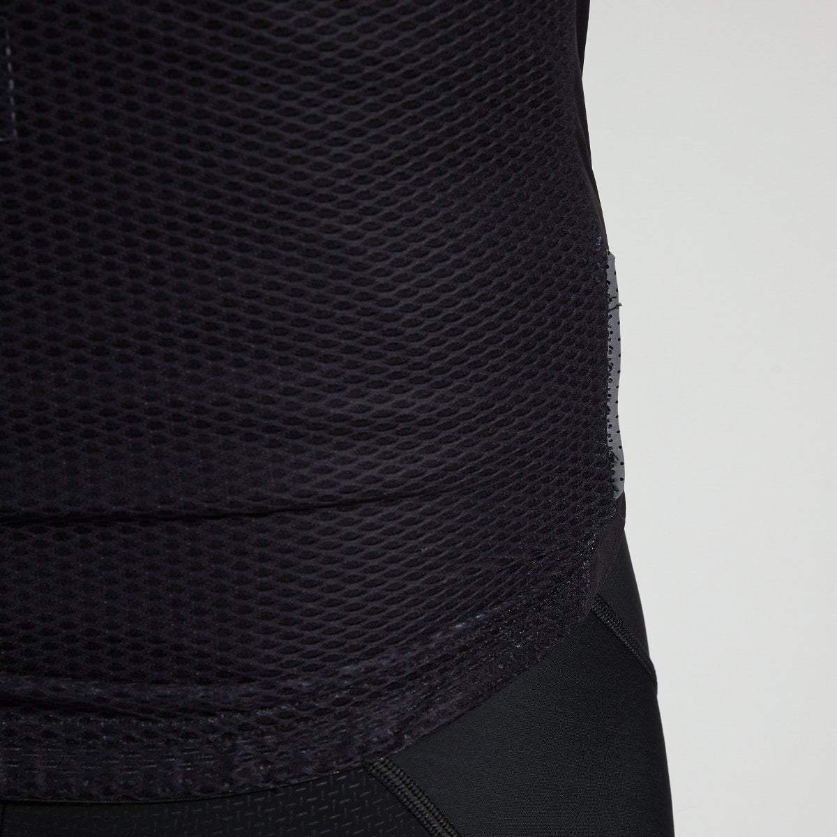 Men's High-Visibility Cycling Vest - Breathable & Reflective for Safety - Black - Perfect for Road Biking, Commuting & Night Rides