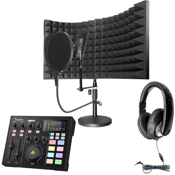 Professional HamiltonBuhl Media Production Studio Kit - Complete Content Creation Tools for YouTube, Podcasting & Live Streaming | Perfect for Home Studios & Professional Creators