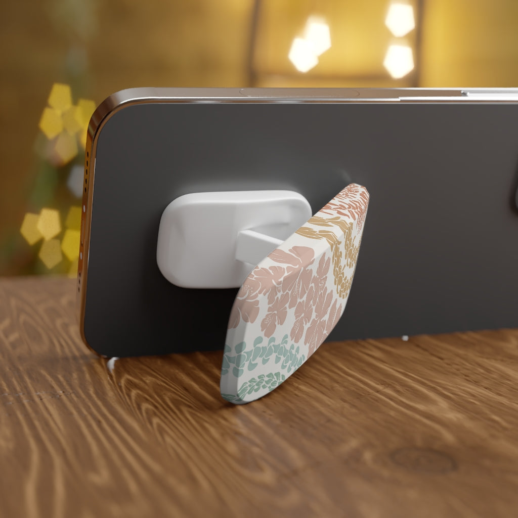 Groovy Lei Phone Grip - Non-Slip Phone Holder with Adhesive Back for iPhone, Samsung & Smartphones - Perfect for Selfies, Gaming & Daily Use